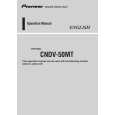PIONEER CNDV-50MT (AVIC-X1, AVIC-X1R) Owners Manual
