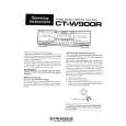 PIONEER CT-W900R Owners Manual