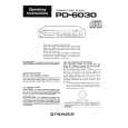 PIONEER PD6030 Owners Manual