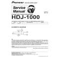 PIONEER HDJ-1000/XCN1/WL5 Service Manual