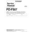 PIONEER PD-F807 Service Manual