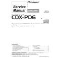 PIONEER CDXPD6 Service Manual