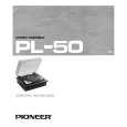 PIONEER PL-50 Owners Manual