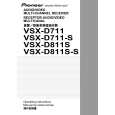 PIONEER VSXD711 Owners Manual