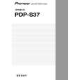 PIONEER PDP-S37/XTW/CN5 Owners Manual