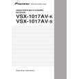 PIONEER VSX-1017AV-K/SPWXJ Owners Manual