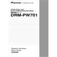 PIONEER DRM-PW701/TUCKFP Owners Manual