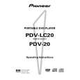 PIONEER PDV-20 Owners Manual
