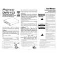 PIONEER DVR-103Z/KB Owners Manual