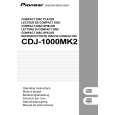 PIONEER CDJ-1000MK2/WYXJ Owners Manual