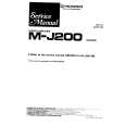 PIONEER M-J200 Service Manual