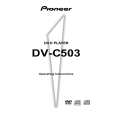 PIONEER DV-C503/KUXQ Owners Manual