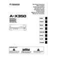 PIONEER A-X350 Owners Manual