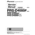 PIONEER PRS-D400/XU/EW5 Service Manual