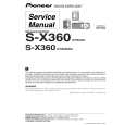 PIONEER S-X360 Service Manual