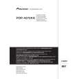 PIONEER PDP-4270XA/WYVIXK5 Owners Manual