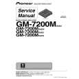 PIONEER GM-7200M/XU/EW Service Manual