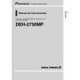 PIONEER DEH-2750MP/XR/EC Owners Manual