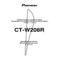 PIONEER CT-W208R/SFXJ Owners Manual