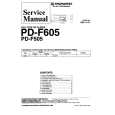PIONEER PDF605 Service Manual