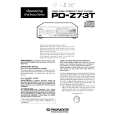 PIONEER PD-Z73T/HBXJ Owners Manual