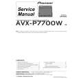 PIONEER AVX-P7800WES Service Manual