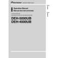 PIONEER DEH-4000UB/XS/EW5 Owners Manual