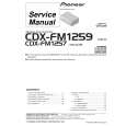PIONEER CDX-FM1257UC Service Manual