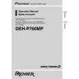 PIONEER DEH-P760MP/XN/UC Owners Manual