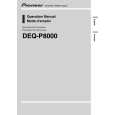 PIONEER DEQ-P8000 Owners Manual
