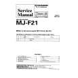 PIONEER MJF21 Service Manual