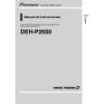 PIONEER DEH-P2650/X1R/EC Owners Manual