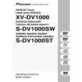 PIONEER S-DV1000SW/KUCXJI Owners Manual