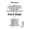 PIONEER PD-F1009/MY Owners Manual