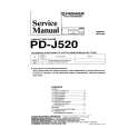 PIONEER PD-J520 Service Manual