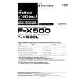 PIONEER FX500/L Service Manual