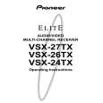 PIONEER VSX-27TX/KU/CA Owners Manual