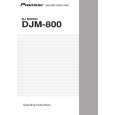 PIONEER DJM-800/KUCXJ Owners Manual