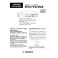 PIONEER PD7050 Owners Manual
