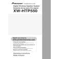PIONEER XW-HTP550/KUCXJ Owners Manual