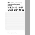 PIONEER VSX-2014i-G Owners Manual