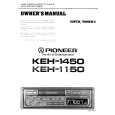 PIONEER KEH1450 Owners Manual