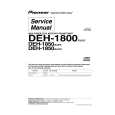 PIONEER DEH-1800 Service Manual