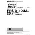 PIONEER PRS-D1100M/XU/CN5 Service Manual