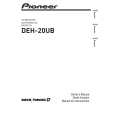 PIONEER DEH-20UB/XS/UC Owners Manual