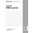 PIONEER PRV-LX10/WK/RB Owners Manual