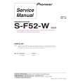 PIONEER S-F52-W/SXTW/EW5 Service Manual