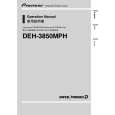 PIONEER DEH-3850MPH/XU/GS Owners Manual