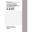 PIONEER S-EW5/DDFXTW Owners Manual