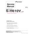 PIONEER S-H610V/SXTW/EW5 Service Manual